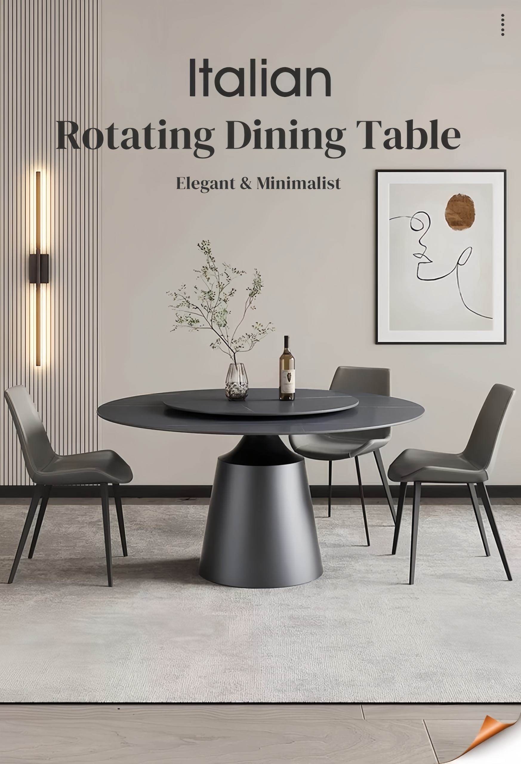 Round Dining Table Set